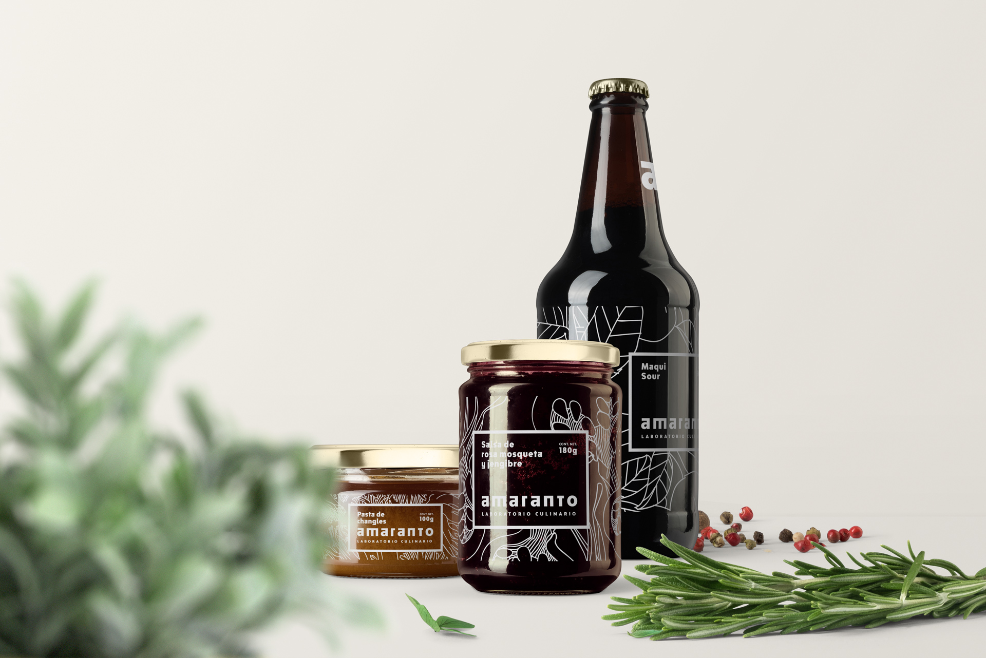 packaging productos amaranto lab